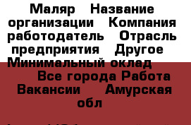 Маляр › Название организации ­ Компания-работодатель › Отрасль предприятия ­ Другое › Минимальный оклад ­ 20 000 - Все города Работа » Вакансии   . Амурская обл.